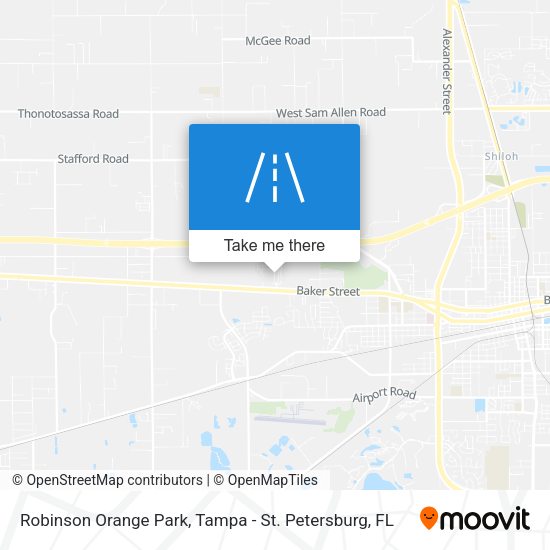 Mapa de Robinson Orange Park