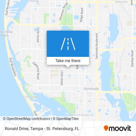 Mapa de Ronald Drive