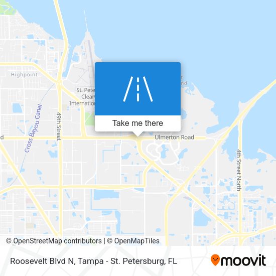 Roosevelt Blvd N map