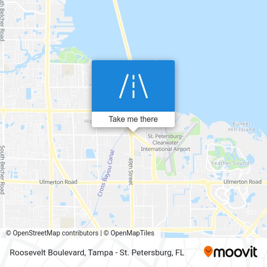 Roosevelt Boulevard map