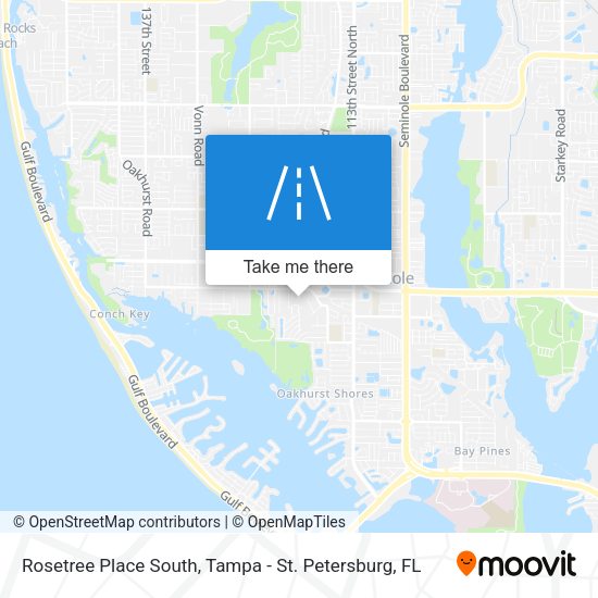Mapa de Rosetree Place South