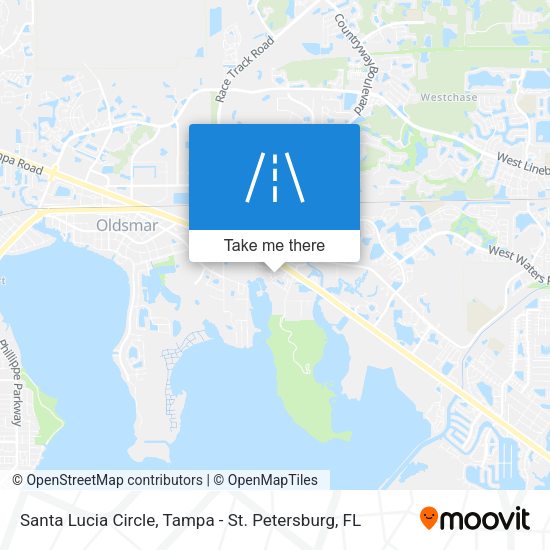 Santa Lucia Circle map