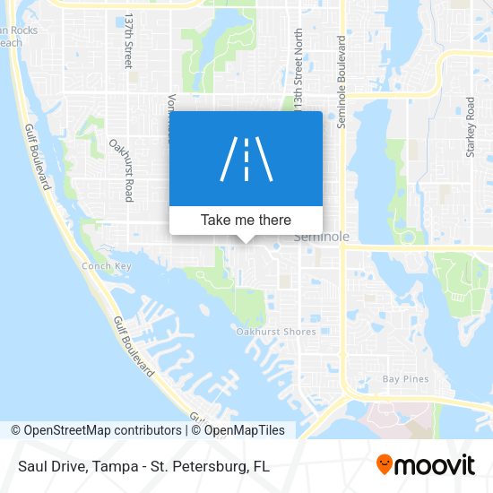 Saul Drive map
