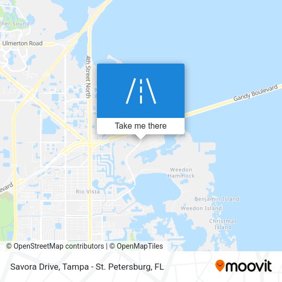 Mapa de Savora Drive
