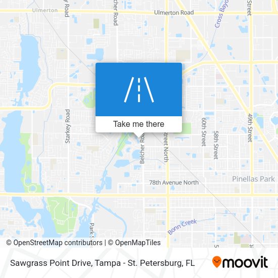 Sawgrass Point Drive map