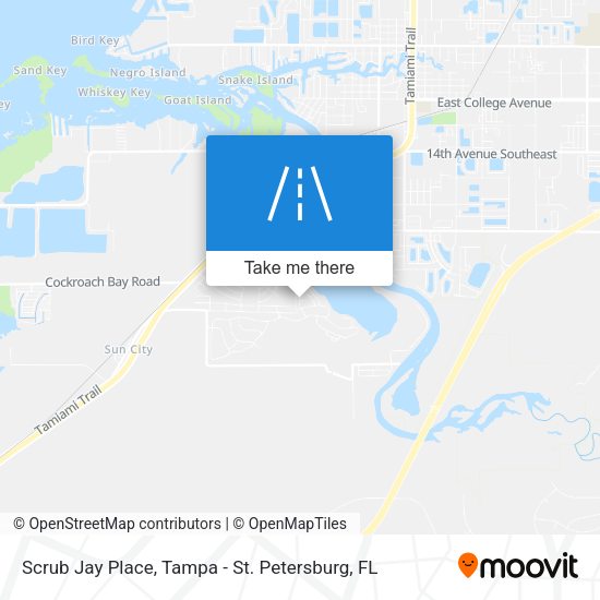 Scrub Jay Place map