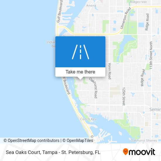 Sea Oaks Court map