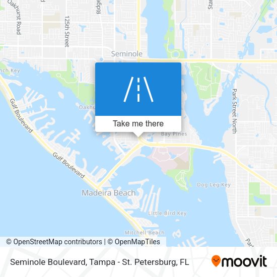 Seminole Boulevard map