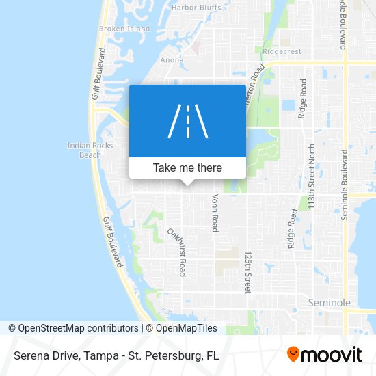 Serena Drive map