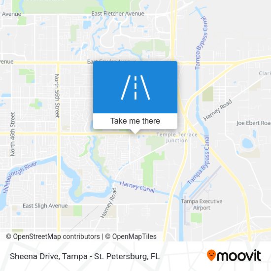 Sheena Drive map