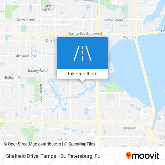 Sheffield Drive map