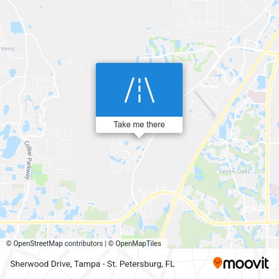 Sherwood Drive map