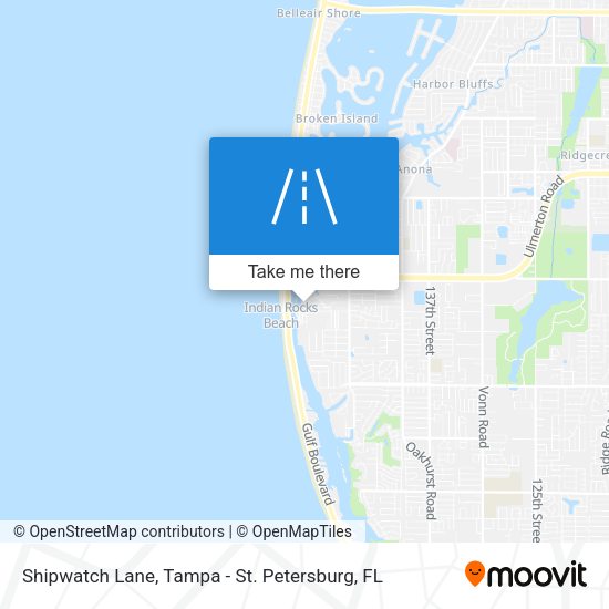 Shipwatch Lane map
