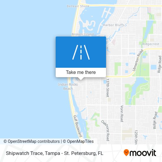 Mapa de Shipwatch Trace
