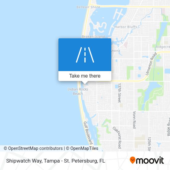 Shipwatch Way map