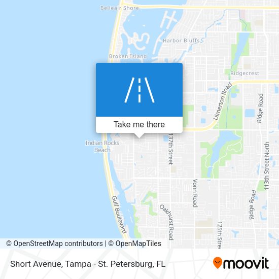 Short Avenue map