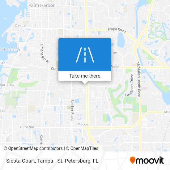 Siesta Court map