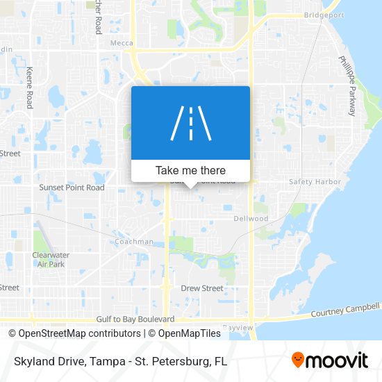 Mapa de Skyland Drive