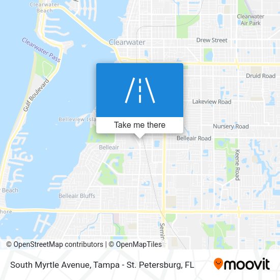 South Myrtle Avenue map