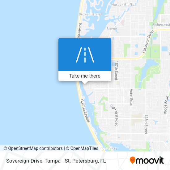 Sovereign Drive map