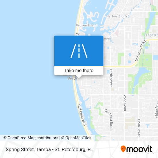 Mapa de Spring Street