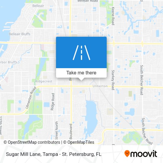Mapa de Sugar Mill Lane