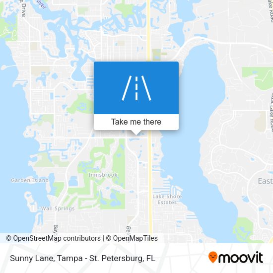 Sunny Lane map