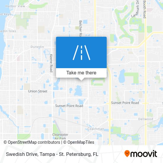 Swedish Drive map