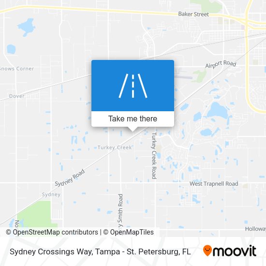 Sydney Crossings Way map