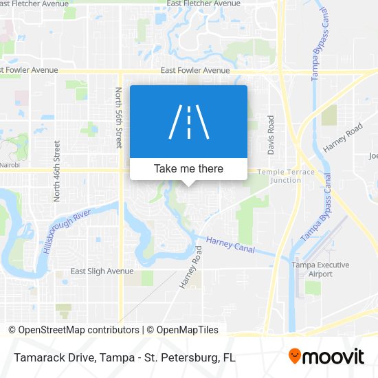 Tamarack Drive map