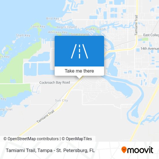 Mapa de Tamiami Trail