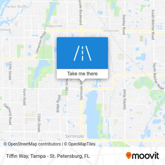Tiffin Way map