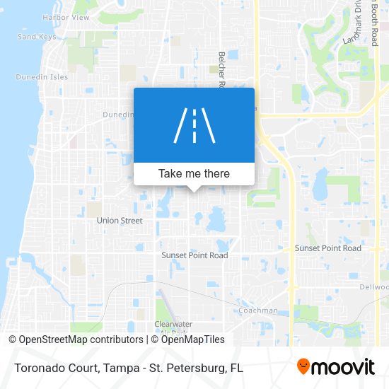 Toronado Court map