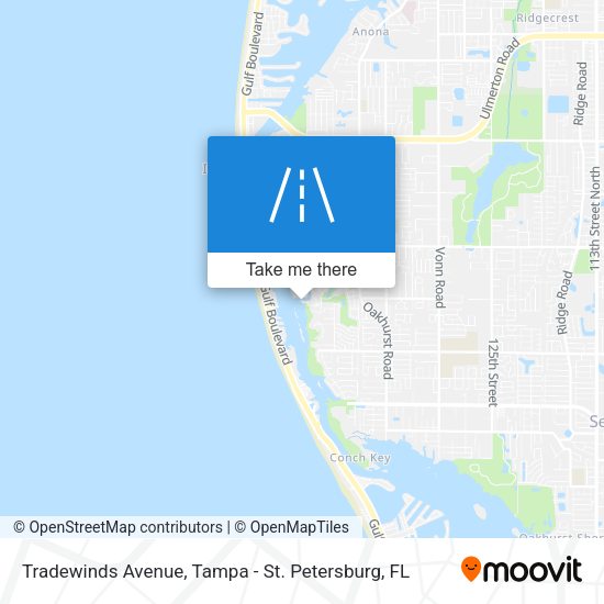 Mapa de Tradewinds Avenue