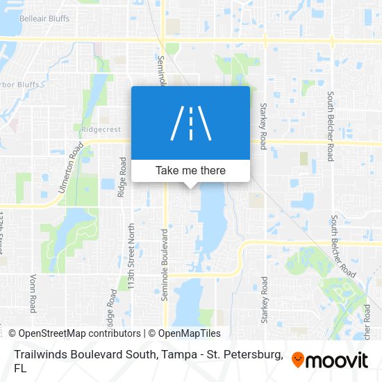 Mapa de Trailwinds Boulevard South