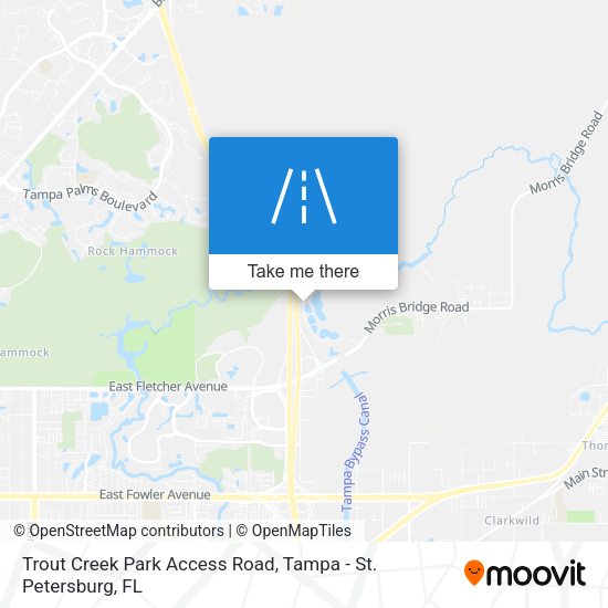 Mapa de Trout Creek Park Access Road