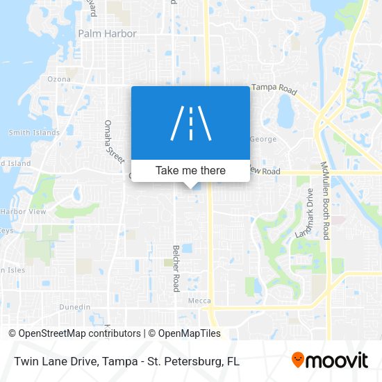 Twin Lane Drive map