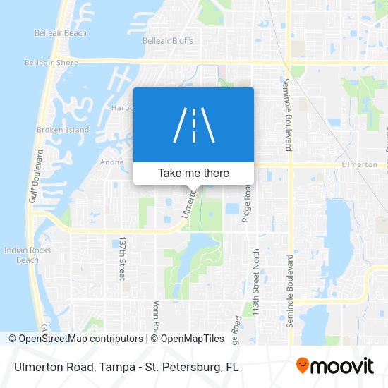 Ulmerton Road map