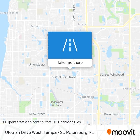 Utopian Drive West map