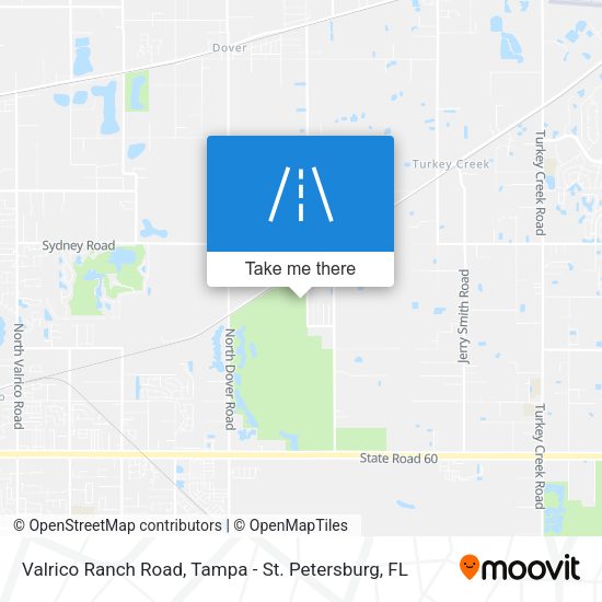 Valrico Ranch Road map