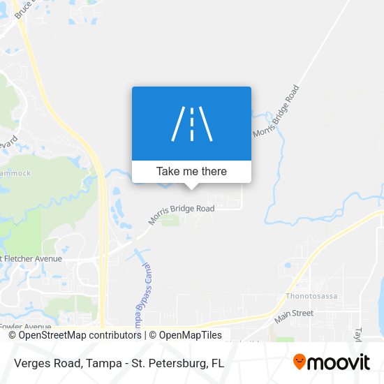Mapa de Verges Road