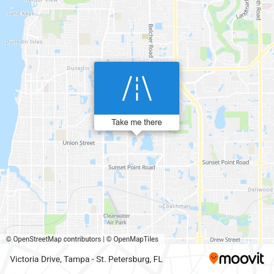Victoria Drive map