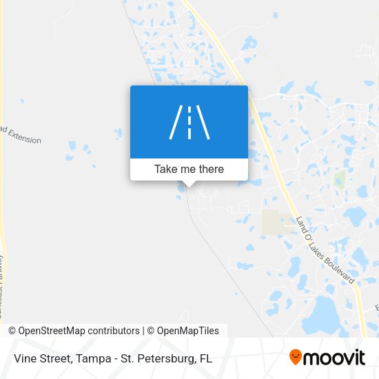 Vine Street map