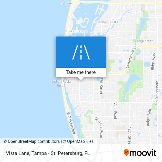 Mapa de Vista Lane