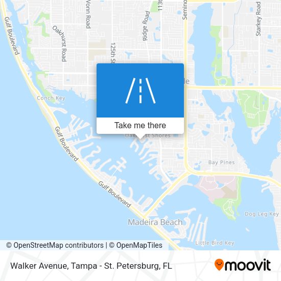 Walker Avenue map