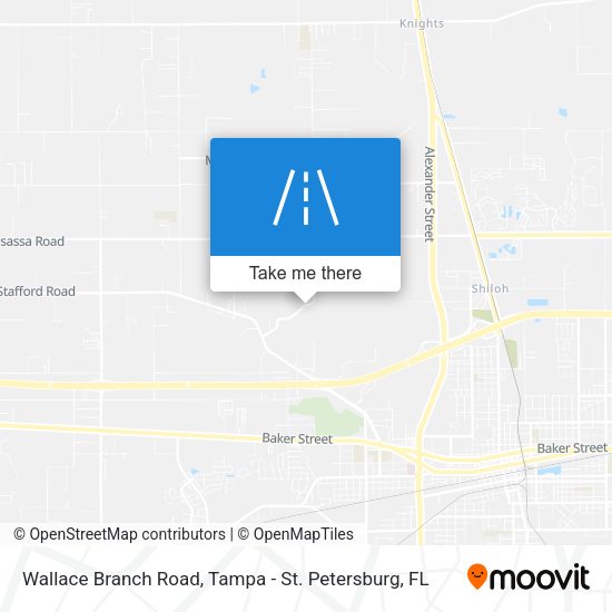 Mapa de Wallace Branch Road