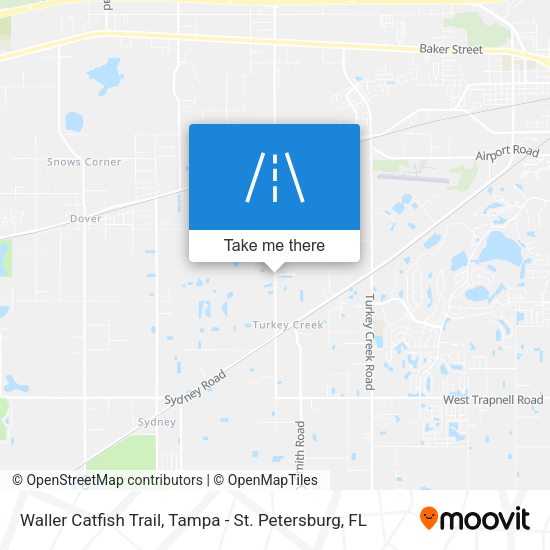 Waller Catfish Trail map