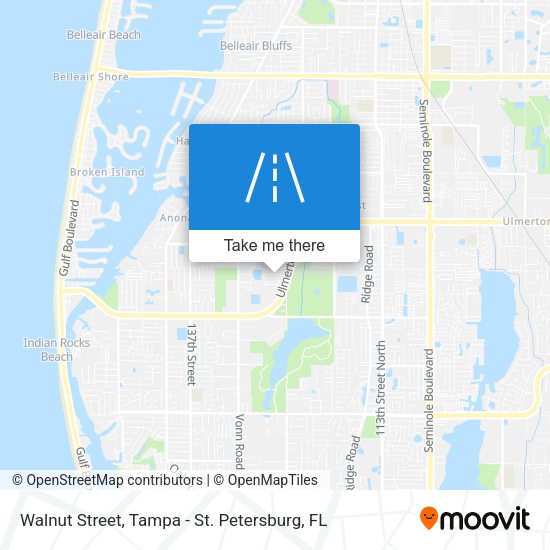 Walnut Street map