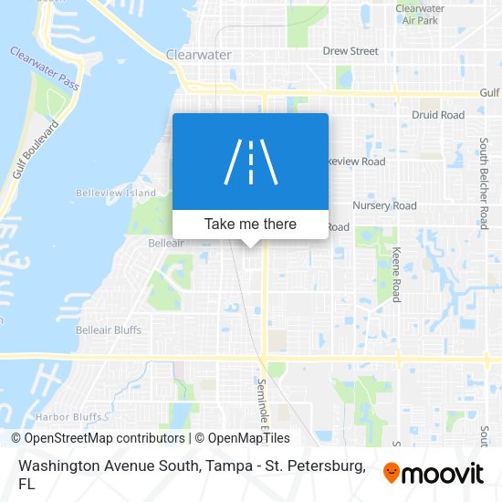 Mapa de Washington Avenue South