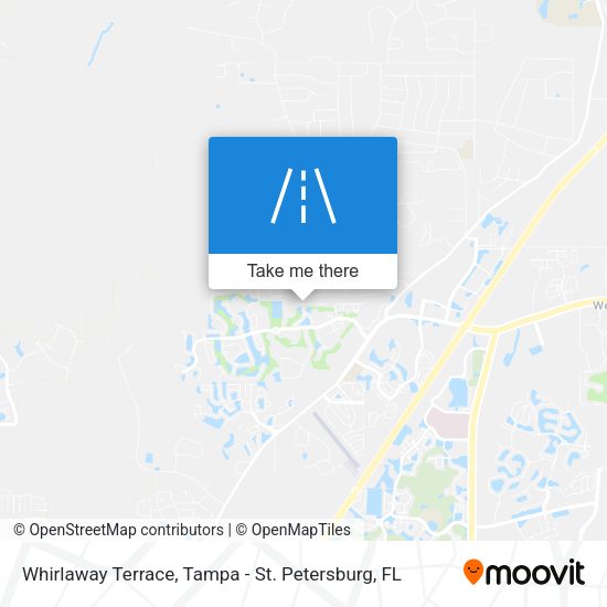 Whirlaway Terrace map